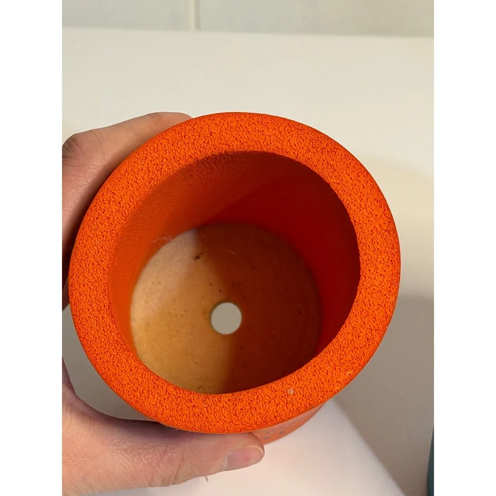 VTG Can Cooler‎ Set Orange Teal Retro Mt Rose Novelty Foam Koozie Collectible